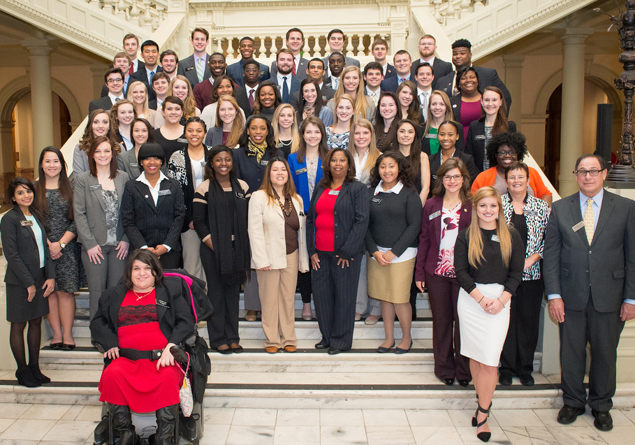group picture of Georgia Legislative Program participants