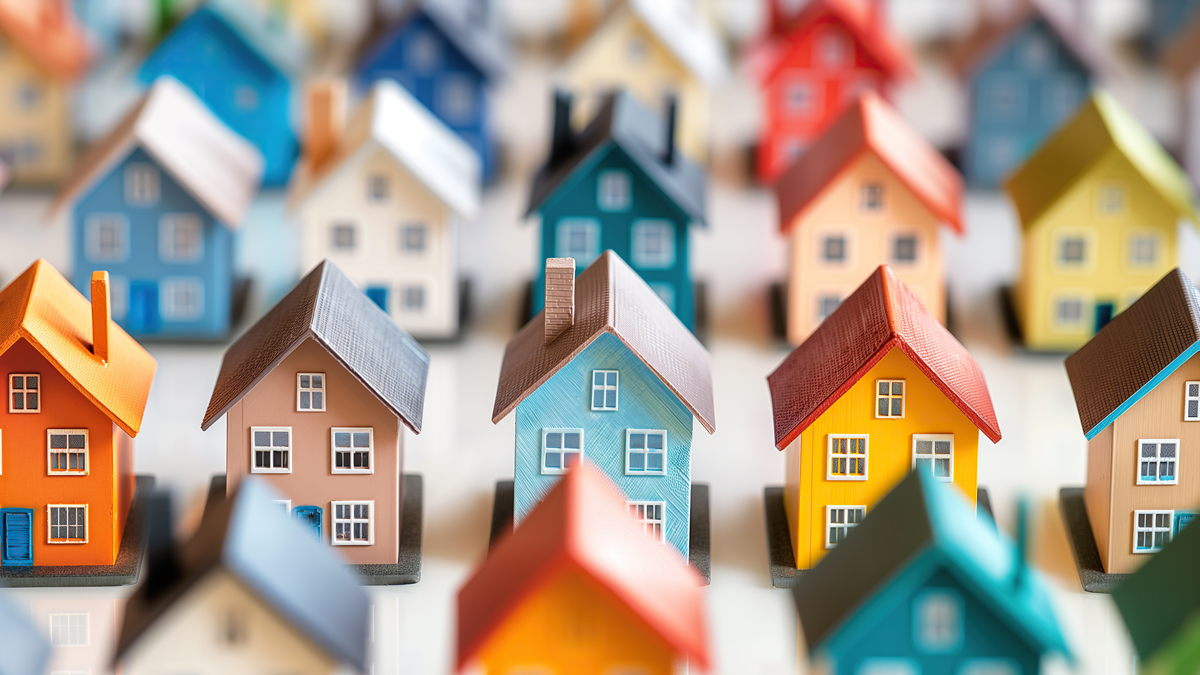 picture of row of houses.