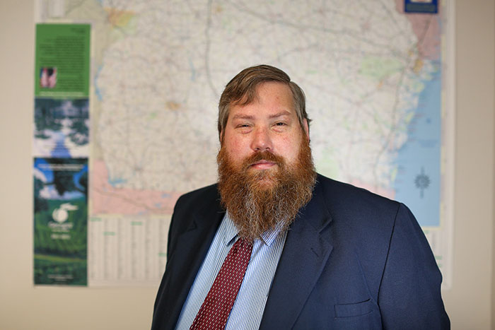 Eric McRae, associate director for Information Technology Outreach Services at the Institute of Government, continues to promote and educate the public and providers on Georgia’s broadband mapping project. 