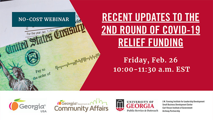 UGA schedules another webinar to help entertainment businesses and nonprofits apply for federal money