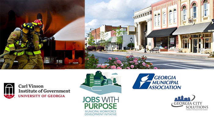 The UGA Carl Vinson Institute of Government has teamed up with the Georgia Municipal Association (GMA) and its subsidiary, Georgia City Solutions, to form Jobs With Purpose, a municipal workforce initiative. 