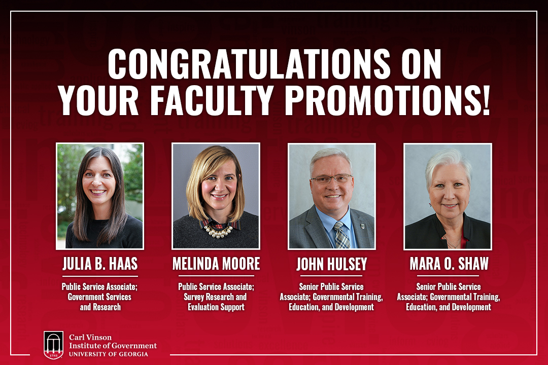Congratulations to our recently promoted faculty