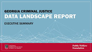 Criminal Justice Data Landscape Report Presentation Slides