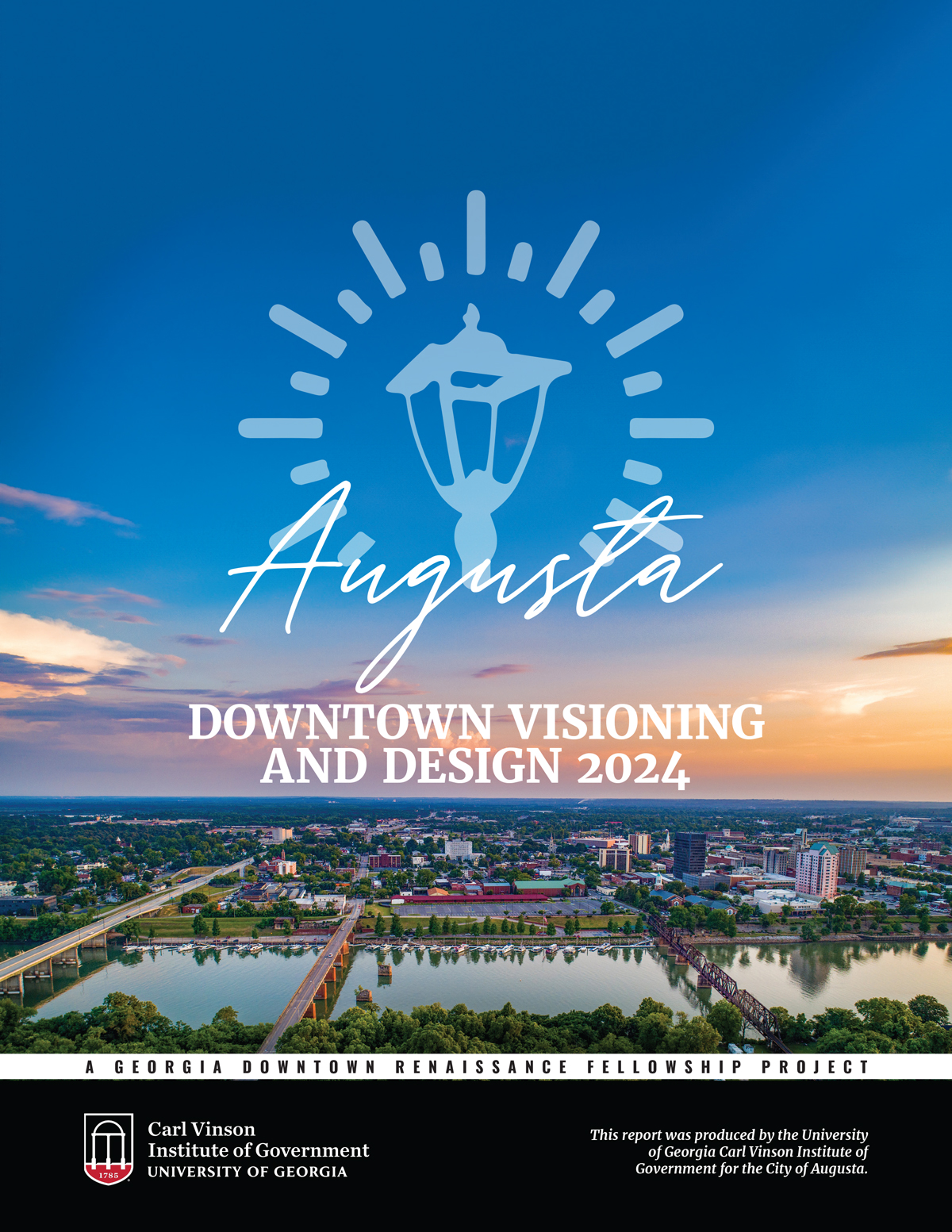 cover of Augusta Downtown Visioning and Design 2024 report