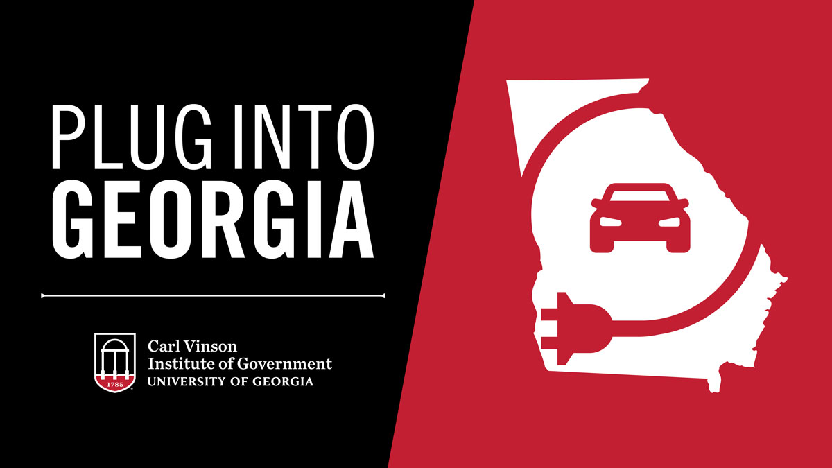 Thumbnail with words "Plug Into Georgia" and the Carl Vinson Institute of Government logo