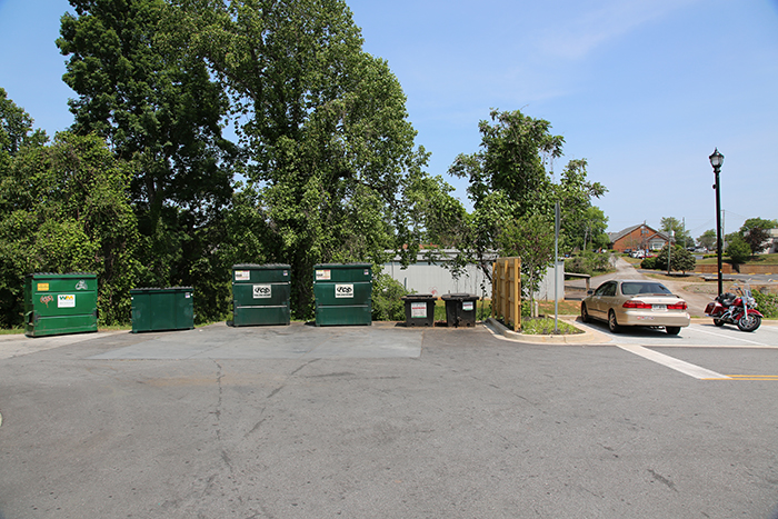 A challenge was to take existing issues such as unsightly dumpsters and find solutions.